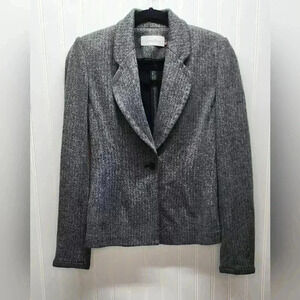 Calvin Klein Herringbone Knit Blazer